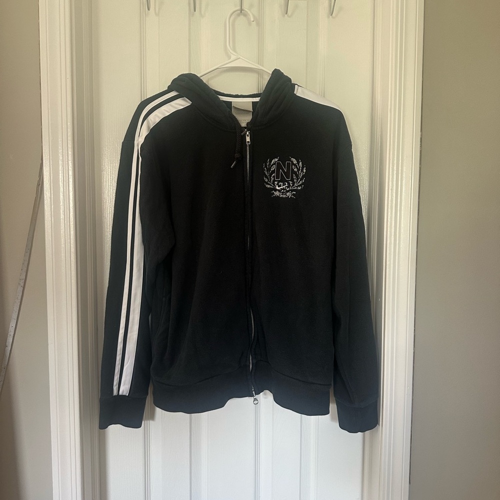 Nike Black and White Hoodie